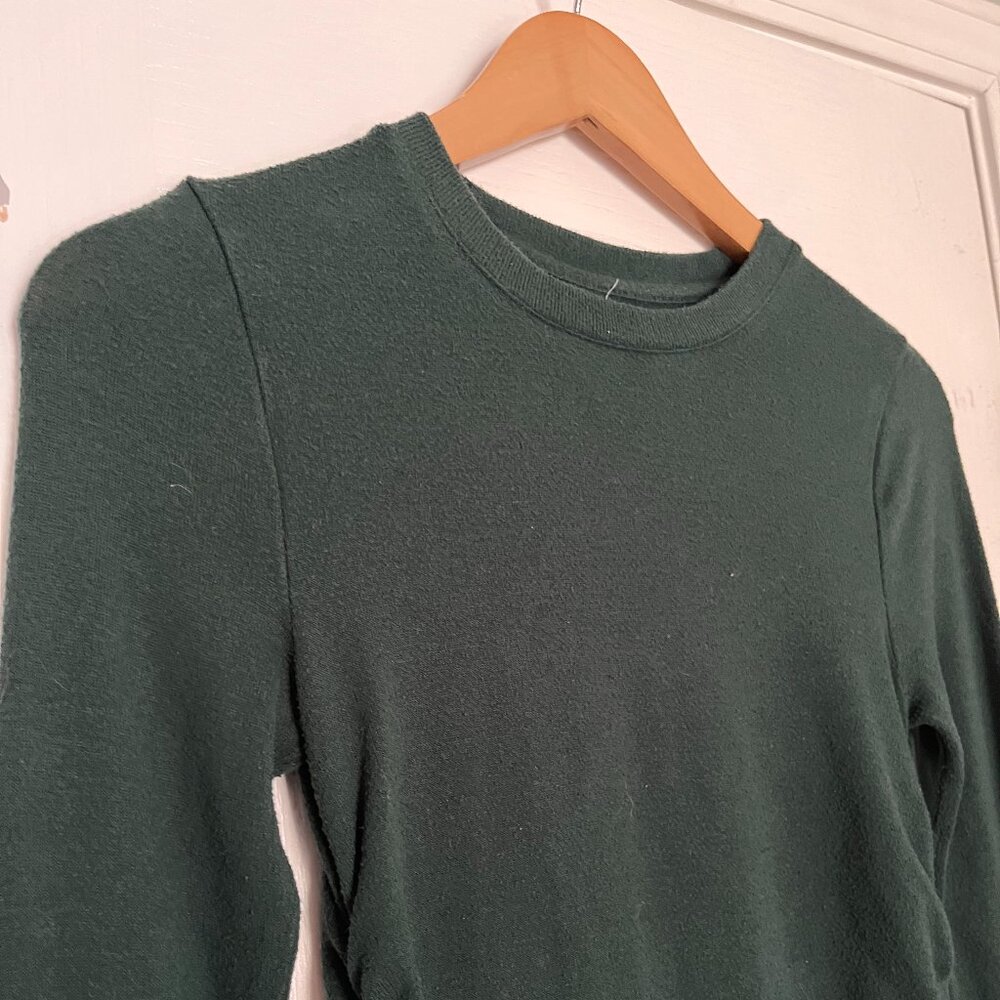 Madewell Ruched Long Sleeve Top